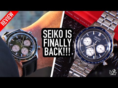 Seiko is FINALLY BACK! The Best New $400 Omega Speedmaster & Rolex Daytona Killer (SSB477 & SSB479)