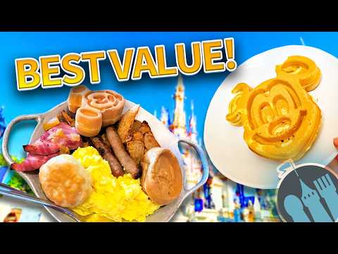 EVERY Disney Resort Breakfast -- Best VALUE Ranked