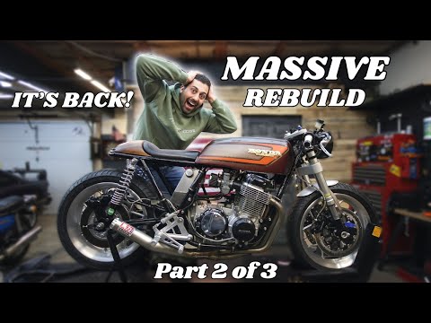 I Rebuilt My Crashed Honda CB750 - Part 2