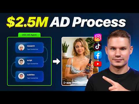 I Built This AI UGC Ad Agent From a $2.5M Playbook
