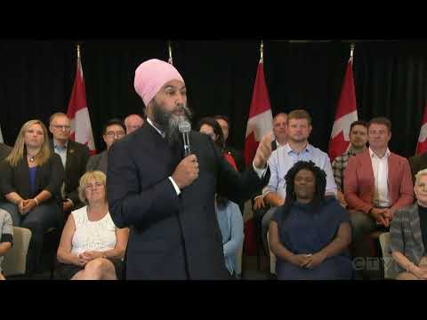 NDP Leader Jagmeet Singh outlines priorities for fall Parliament session