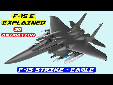 F-15 Eagle: The Ultimate Fighter Jet - 3D Animation & Detailed Explanation