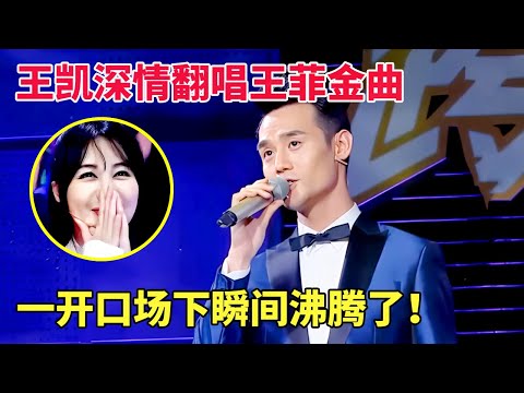 王凯深情低音炮演唱《匆匆那年》，磁性嗓音一开口，全场瞬间沸腾观众秒变迷妹 【跨界唱将】#王凯