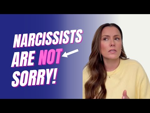 NARCISSISTS ARE NEVER SORRY