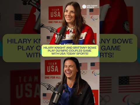 Hilary Knight and Brittany Bowe put their couples knowledge to the test #shorts