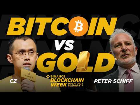 Bitcoin vs Gold: CZ & Peter Schiff Battle Over the Future of Money