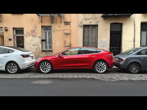 Tesla Autopark vs Europe's TIGHTEST Parallel Parking
