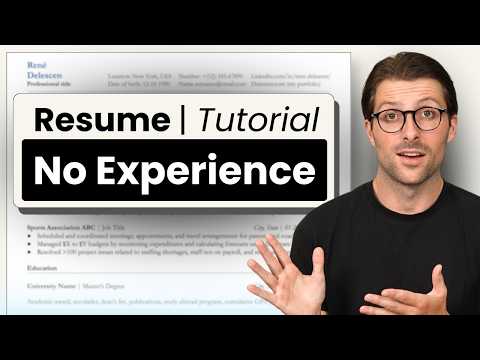 How To Write an Amazing Resume (No Experience)