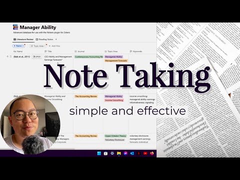 HOW TO TAKE NOTES for RESEARCH PAPERS