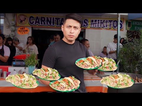 ME ENFRENTO AL RETO DE TACOS DE CARNITAS QUE NADIE HA LOGRADO 🌮 **$GANO $800 Si Puedo COMERLO! 🤯🔥