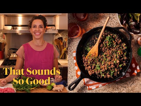 Crispy Gingery Ground Beef | That Sounds So Good