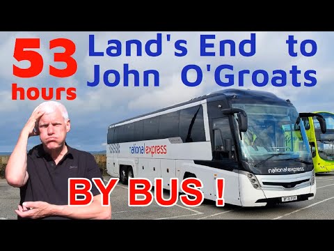 PHYSICALLY CHALLENGING! I would *NOT* recommend Lands End to John O'Groats by bus and coach!