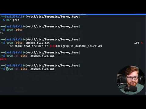 Linux "grep" Command (PicoCTF 2022 #15 'lookey-here')