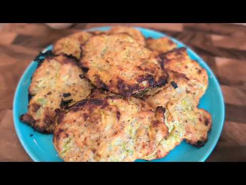 Crispy Chicken Zucchini Fritters 🍗 #CandidaDiet Approved | #HealthyDinner Recipe