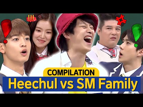 [Knowing Bros] The Angry SM Family are Standing Up to Heechul😠😡