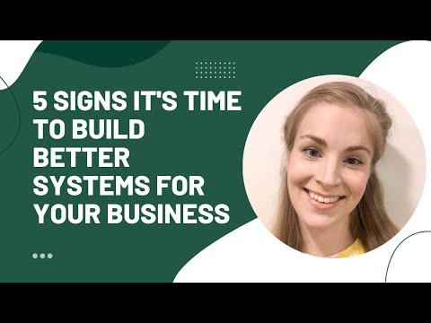 5 signs it's time to build better systems to manage your business (and how Notion can help!)