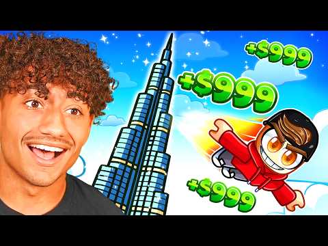 MAKING QUADRILLIONS IN ROBLOX CLIMB AND JUMP!
