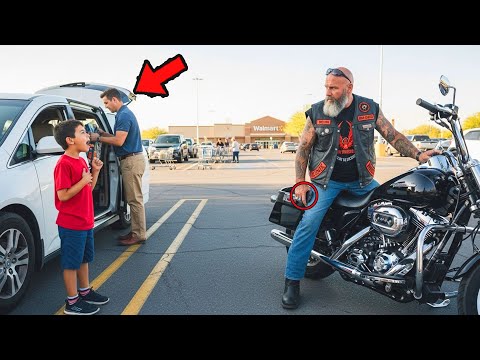 "I'm Not Safe" — Kid Mouthed Words to Biker Across Parking Lot That Made Him Block Every Exit Now