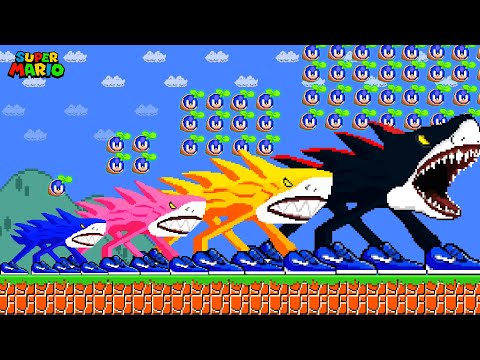 Super Mario Bros but. Shin Sonic Tapes Upgrading to the STRONGEST Tralalero Tralala