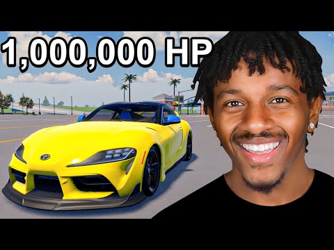 I ADDED 1,000,000 HP TO A SUPRA IN ROBLOX DRIVING EMPIRE