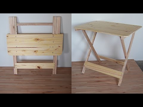 HOW TO MAKE FOLDING PINE TABLE | A GOOD IDEA TO SELL!