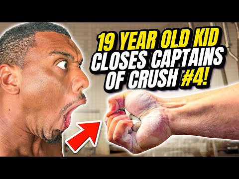 WOW! 19-Year Old has the Strongest Grip I have ever Seen! Captains of Crush #4 Closed!
