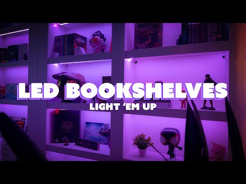 A Guide to PERFECT LED Bookshelf Lighting: My Secret revealed 👀