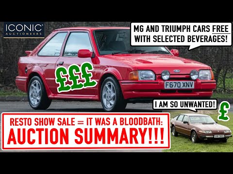 British Classics are WORTHLESS 😲 Iconic Auctions Resto Show Results