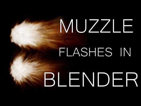 Making Muzzle Flashes in Blender! + Free Resources