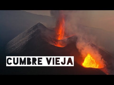 VOLCANO LA PALMA (CUMBRE VIEJA) | DRONE 4K