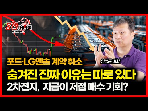 초대형 악재, 포드·LG에너지솔루션 계약 취소, 숨겨진 진짜 이유는 따로 있다 / 2차전지 주가급락, 지금이 저점 매수 기회일까? | 배터리다이브 임성균 이사