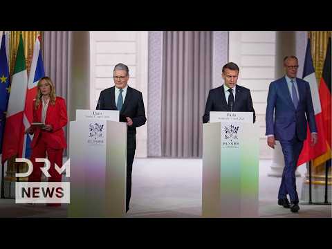 FULL PRESSER: Macron, Starmer, Meloni, Merz Address Hormuz Crisis After Paris Summit | AC1G