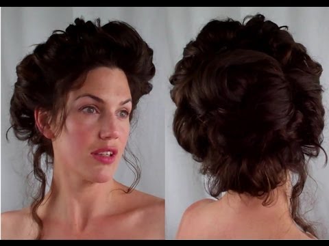 How to  GIBSON girl Hair  EDWARDIAN/ VICTORIAN vintage RETRO Hairstyle tutorial - Fitfully Vintage