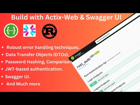 Enhance Rust Web Security: Actix-Web Auth & User Validation with Swagger UI #rust