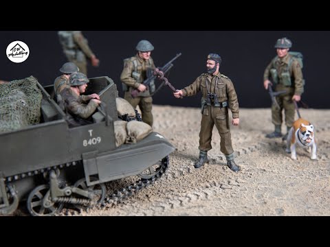 Commander Colin Maud, Beachmaster, D-Day 1944 - The Longest Day  - 1/35 WW2 Diorama