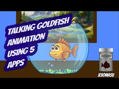 A Talking GoldFish created using 5 different apps.