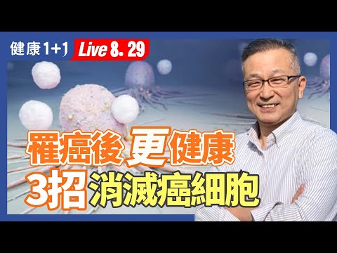 抗癌成功15年,抗癌教授3招擊敗癌症,這招最重要!不僅消滅癌細胞,還可逆齡、抗衰老,癌症10年多不再復發。|(2023.08.29) 健康1+1 · 直播
