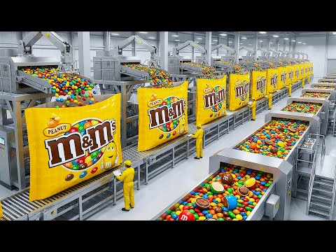Inside the M&M Factory | How Colorful Chocolate Candies Are Made