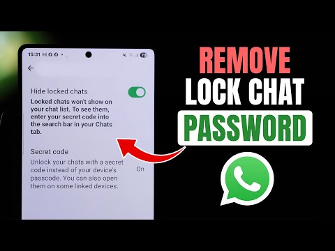 How to Remove Locked Chat Password on WhatsApp! [Turn OFF Secret Code]