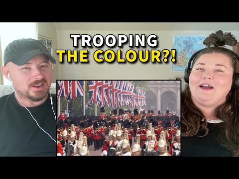 Americans React to Trooping the Colour | The King’s Birthday Parade??