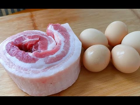 我家五花肉从来不红烧，加5个鸡蛋，不用炒不用蒸，上桌瞬间被扫光