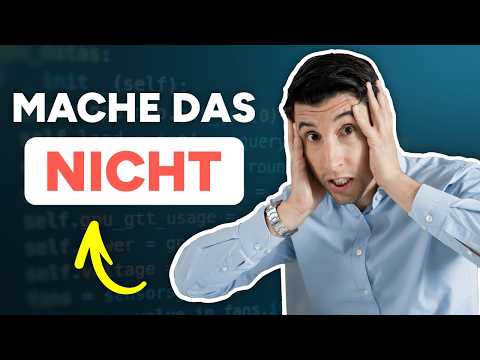 7 Anfängerfehler beim Programmieren lernen