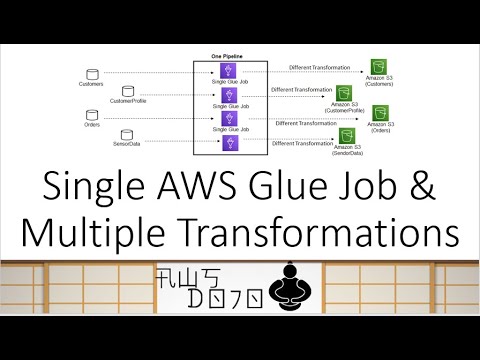 AWS Tutorials - Single AWS Glue Job & Multiple Transformations