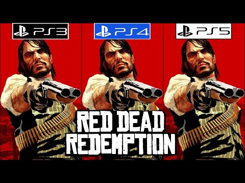 Red Dead Redemption PS3 vs PS4 vs PS5 Upgrade Graphics - Framerate - Graphics Comparison - 4K