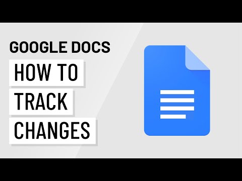 Google Docs: How to Track Changes