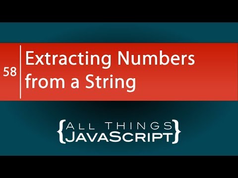 JavaScript Problem: Extracting Numbers from a String