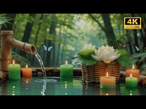 Sleep Music & Relaxing Water Sounds | Calm Piano, Spa & Meditation Healing 💧