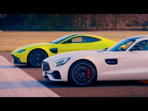 Aston Martin V8 Vantage vs Merc-AMG GT S | Top Gear: Series 26