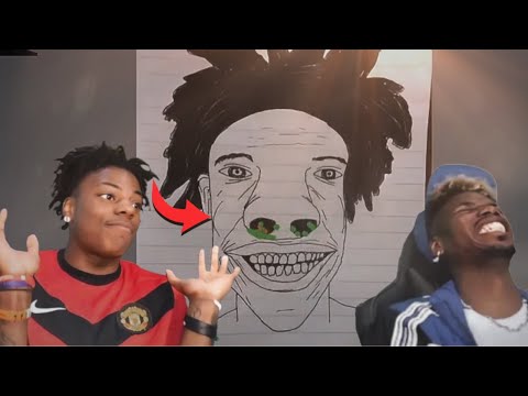 Speed Reacts To Fan Arts & discord clip W/ Paul Pogba * so funny 😂 *