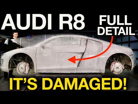 AUDI R8 Ultimate Full Detail, Repaint, and Spring Cleaning Restoration! Iron Man's Car